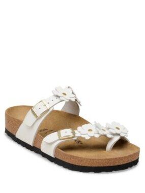 Birkenstock Mayari Flowers Leather Sandals